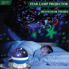 Star Master Rotating Night Light Projector – Starry Sky LED Projector Lamp for Bedroom Decor